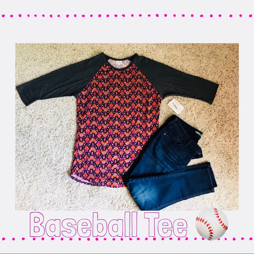 LuLaRoe Randy Baseball Tee